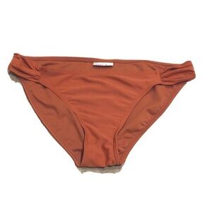 🆕 Sexy solid burnt orange bikini swim bottoms extra large juniors
